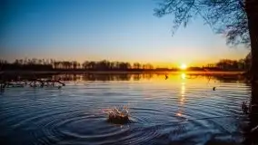 Wschód nad jeziorem Stręgielek, marzec 2020 - zdjęcie 32