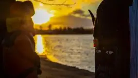 Tło Dla Mew i Marina Rydzewo w kolorach zachodu słońca - zdjęcie 17