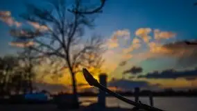 Tło Dla Mew i Marina Rydzewo w kolorach zachodu słońca - zdjęcie 15