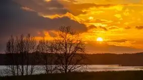 Zachód słońca na jeziorami Węgielsztyn i Rydzówka - zdjęcie 29