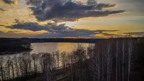 Zachód słońca nad jeziorem Jędzelewo, Stare Juchy - zdjęcie 10