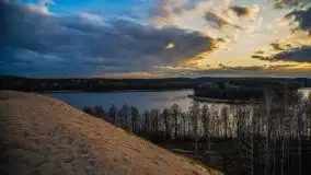 Zachód słońca nad jeziorem Jędzelewo, Stare Juchy - zdjęcie 16