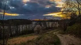 Zachód słońca nad jeziorem Jędzelewo, Stare Juchy - zdjęcie 36