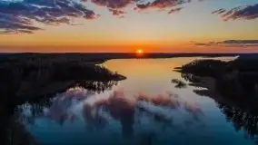 Zachód Słońca Piękna Góra, jez. Kisajno - zdjęcie 3