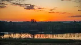 Wschód słońca, jezioro Buwełno - zdjęcie 17