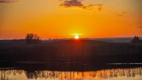 Wschód słońca, jezioro Buwełno - zdjęcie 37