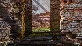 Zdjęcia: Pałac w Prośnie – monumentalna, romantyczna i tajemnicza ruina - zdjęcie 12