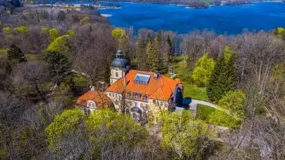 Jeden z piękniejszych pałaców na Mazurach - Łężany