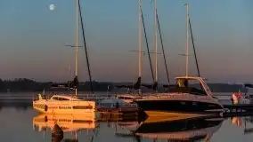 Wschód słońca nad jeziorem Ryńskim, Bocianie Gniazdo - zdjęcie 4