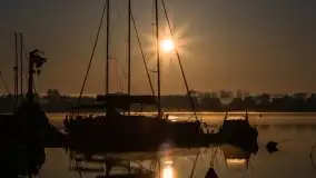 Wschód słońca nad jeziorem Ryńskim, Bocianie Gniazdo - zdjęcie 50