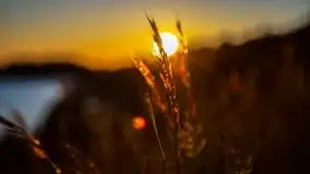 Zachód słońca widoczny z Grodzisko Święta Góra - zdjęcie 16