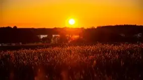 Zachód słońca widoczny z Grodzisko Święta Góra - zdjęcie 57