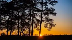 Zachód słońca widoczny z Grodzisko Święta Góra - zdjęcie 31