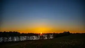 Zachód słońca widoczny z Grodzisko Święta Góra - zdjęcie 28