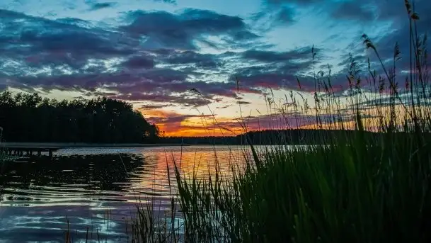 Kolejny raz magia zachodu słońca, okolice jez. Jagodne - zdjęcie 1