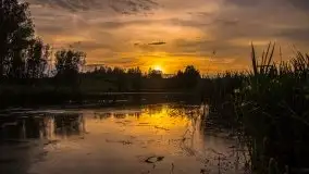 Zachód słońca w okolicach miejscowości Miłki - zdjęcie 13