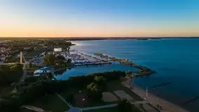 Wschód słońca w Giżycku, jezioro Niegocin - zdjęcie 3