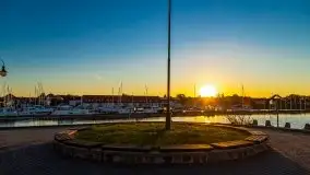 Wschód słońca w Giżycku, jezioro Niegocin - zdjęcie 49