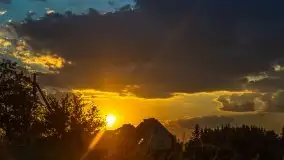 Zachód słońca nad jeziorem Łękuk - zdjęcie 42