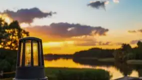 Zachód słońca nad jeziorem Łękuk - zdjęcie 15