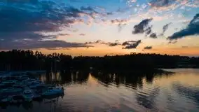 Zachód słońca nad jeziorem Tajty - zdjęcie 13