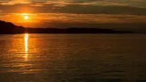 Zachód słońca nad jeziorem Kisajno - zdjęcie 16