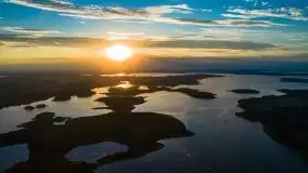 Zachód słońca nad jeziorem Kisajno - zdjęcie 3