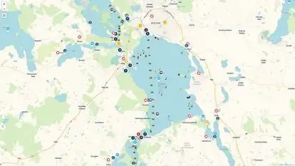 Zdjęcia: Znaki nawigacyjne i oznaczenie szlaków na nowej mapie Mazury24.eu