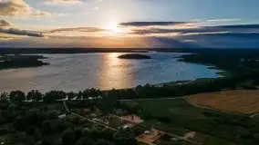 Zachód słońca, plaża Bogacko, jezioro Dejguny - zdjęcie 18