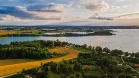Zachód słońca, plaża Bogacko, jezioro Dejguny - zdjęcie 23