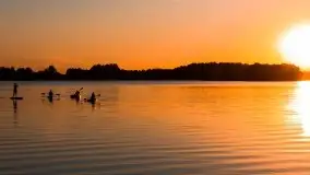 Zachód słońca, jezioro Tajty, sierpień 2020 - zdjęcie 5