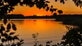 Zachód słońca, jezioro Tajty, sierpień 2020 - zdjęcie 33