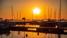 Wschód Słońca, Wilkasy, jezioro Niegocin, sierpień 2020 r. - zdjęcie 37