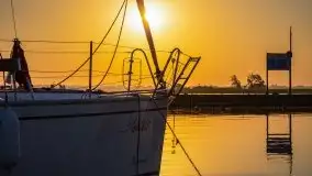 Wschód Słońca, Wilkasy, jezioro Niegocin, sierpień 2020 r. - zdjęcie 31