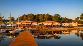 Wschód Słońca, Wilkasy, jezioro Niegocin, sierpień 2020 r. - zdjęcie 55