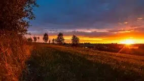 Zachód Słońca przy miejscowości Sterławki, sierpień 2020 r. - zdjęcie 29