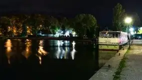 Port AZS Wilkasy skąpany w ciemnościach nocy - zdjęcie 32