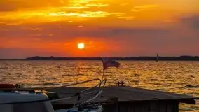 Wrześniowy zachód słońca w porcie Nowy Harsz, jez. Dargin - zdjęcie 40