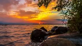 Wrześniowy zachód słońca w porcie Nowy Harsz, jez. Dargin - zdjęcie 44