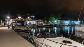 Noc w porcie PTTK Wilkasy nad jeziorem Niegocin - zdjęcie 17