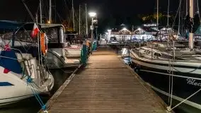 Noc w porcie PTTK Wilkasy nad jeziorem Niegocin - zdjęcie 18