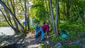 Sprzątanie Świata (Mazur) przez Rotarack Giżycko i Giżycką Grupę Regatową - zdjęcie 38