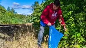 Sprzątanie Świata (Mazur) przez Rotarack Giżycko i Giżycką Grupę Regatową - zdjęcie 28