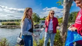 Sprzątanie Świata (Mazur) przez Rotarack Giżycko i Giżycką Grupę Regatową - zdjęcie 12