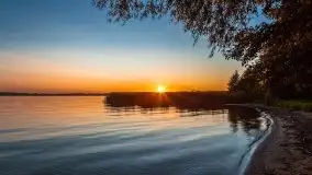 Zachód słońca nad jeziorem Niegocin - zdjęcie 17