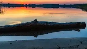 Zachód słońca nad jeziorem Tajty, wrzesień 2020 r. - zdjęcie 1