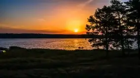 Październikowy wschód słońca nad jeziorem Kruklin - zdjęcie 31