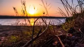 Październikowy wschód słońca nad jeziorem Kruklin - zdjęcie 40