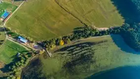 Mgła nad jeziorem Dargin i Nowym Harszem - zdjęcie 16