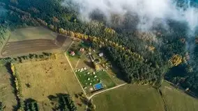 Mgła nad jeziorem Dargin i Nowym Harszem - zdjęcie 35